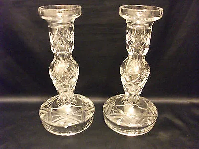 💖 Waterford Giftware Candlesticks~pair~ireland~hallmarked • $189.99