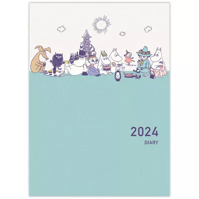 2024 Schedule Book Agenda Planner Hallmark Moomin A5 Family Diary • $134.99