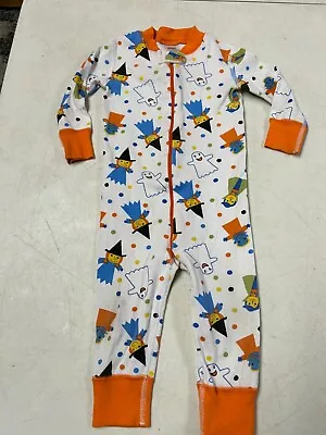 Hanna Andersson  Organic Cotton Halloween Witch  Union Suit Pajamas 70 9 18  Ms • $15