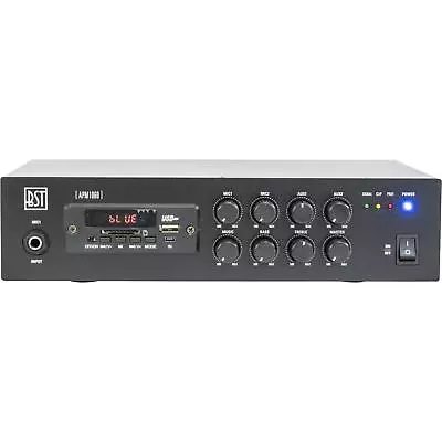 Bst Apm1060 Compact Pa Mixer Amplifier 60w Usb Sd Bluetooth Fm • £194