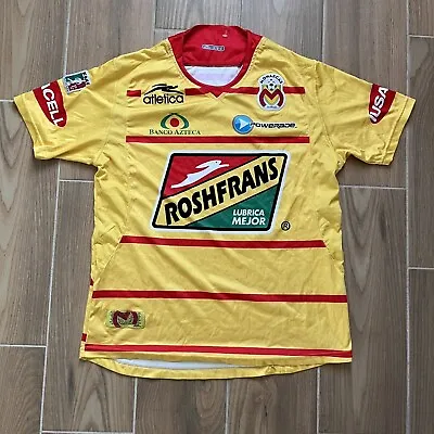 VTG ATLETICA MONARCAS MORELIA Soccer Jersey Men's SIZE Medium Yellow Roshfrans • $55