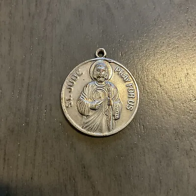 Vintage Catholic ST. Jude/Our Lady Of Fatima Medal 5.34 Grams Religious Pendant  • $7