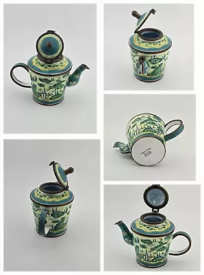 Kelvin Chen Miniature Teapot Frogs & Lily Pads • $15