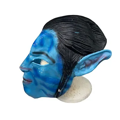 AVATAR JAKE SULLY BLUE RUBBER HALLOWEEN MASK Rubies Costume Company 2010 Fox • $16.75