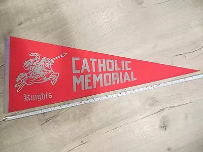 Catholic Memorial West Roxbury Massachusetts High School Mass Felt Pennant Flag • $11.24