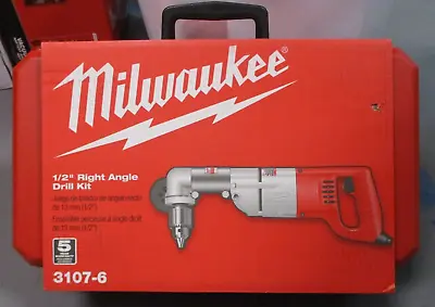 Milwaukee Corded 1/2  Right Angle Drill Kit 3107-6 BRAND NEW • $244.95