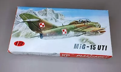 KP Mig-15 UTI 1/72 Scale Open Box Kovozavody Prostejov Model Kit With Defects • $9.99