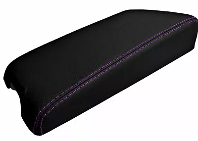 Console Lid Armrest Cover Leather For Infiniti G35 Coupe 2002-2007 Purple Stitch • $35.99