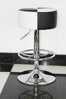 American 50s Diner Furniture  Round Black Stool • £70