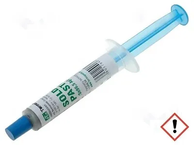 8 Grams Solder Tin Soldering Paste In Syringe For SMD BGA Soldering With Flux Solder PCB • $11.57
