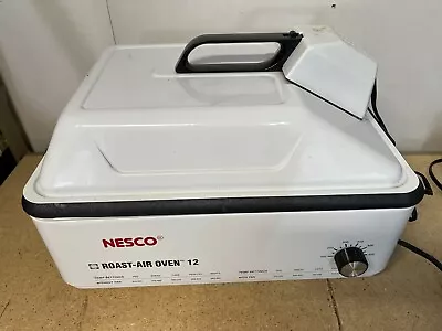 Nesco Vintage 12 Qt  Turbo Convection Roaster Roast Air Oven White • $49.99