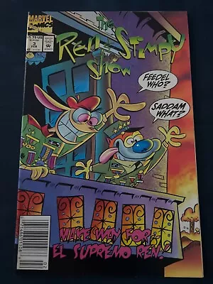 The Ren And Stimpy Show Comic #3 Marvel 1992 Nickelodeon  • $2.99