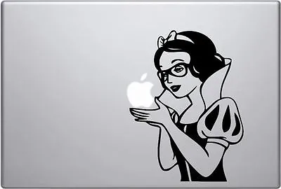 $7.99 • Buy Snow White Geek Vinyl Decal Sticker Skin For Apple MacBook Pro Air Mac 13  