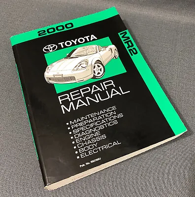 2000 Toyota MR-2 Shop Service Repair Manual Book Engine Drivetrain OEM • $115.99