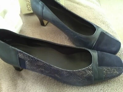 £19.99 • Buy Equity Ladies Real Leather Shoes ,size 8 Navy