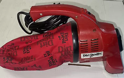 $25 • Buy Dirt Devil Plus Royal Red Electric Hand Vac Handheld Vacuum M08100REDC - Working