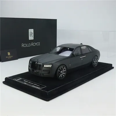 $999.99 • Buy HH Model 1:18 Scale Rolls-Royce Ghost EWB Resin Diecast Car Model Matte Black