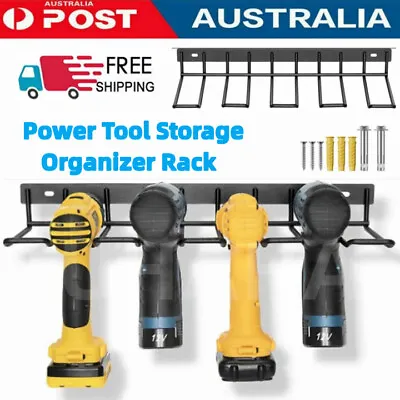 $33.98 • Buy Power Tool Storage Organizer Rack Wall Mounted Power Tool Rack Garage Tool Shelf