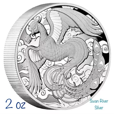 2022 Phoenix High Relief 2oz Silver Coin • $325