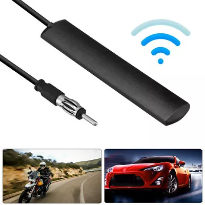 UK 12V Car Hidden Amplified Antenna Electronic Stereo Fm Radio Aerial Universal • £7.99