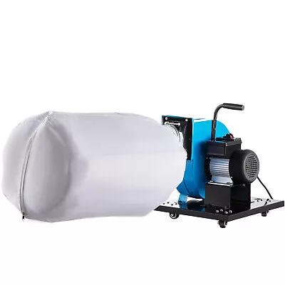 VEVOR 1 HP Light Duty Industrial Dust Collector Dedicated Cleaner 30 Micron Bag • $149.59