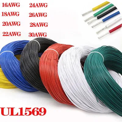 £1.62 • Buy Single-Core Multi-Strand Flexible Electronic Connecting Wire Cable 16/18-30AWG