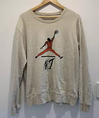 MJ Sweater Michael Jordan Logo Michael Jackson Unique Jumper Size M • $23