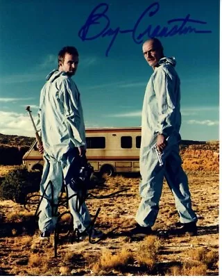 BRYAN CRANSTON And AARON PAUL Signed 8x10 BREAKING BAD Photo W/ Hologram COA • $1028.16