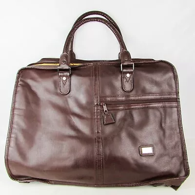£42.99 • Buy Vintage British Caledonian Airways Luggage Suit Garment Carrier Brown Case Bag