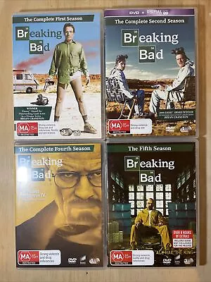 Breaking Bad : Series Season 1245Bundle Set (Box Set DVD 2010) VGC Region 4 • $28