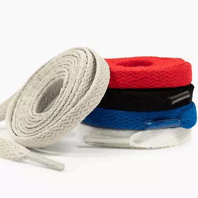 Shoe Laces Replacement For Air Jordan 1 - 8 Nike Dunk Flat Cotton Laces • $9.99