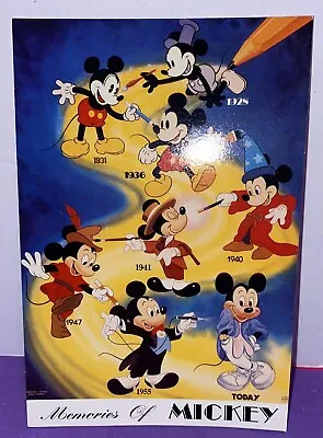 Vintage Walt Disney Mickey Mouse Memories Of Mickey Postcard 1928-Today Made USA • $5