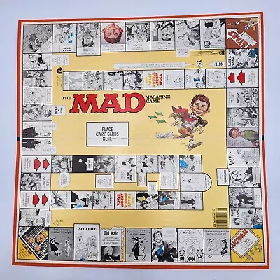 The Mad Magazine Board Game 1979 Replacement Game Board And Instructions • $9.95