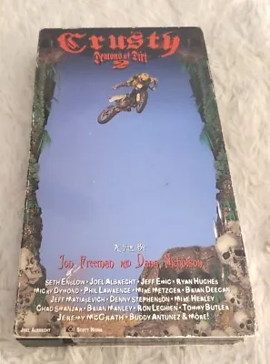 CRUSTY Demon's Of Dirt 2 VHS Jeremy McGrath 1996 DIRT BIKE Fleshwound Films • $9.99