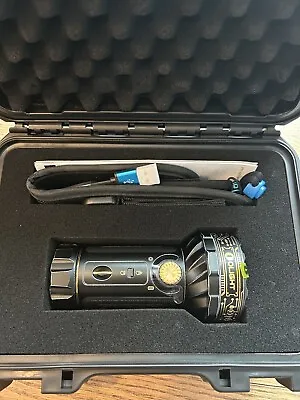 Olight Marauder Mini Golden Black Rechargeable Flashlight W/Case 7000 Lumen • $199.99