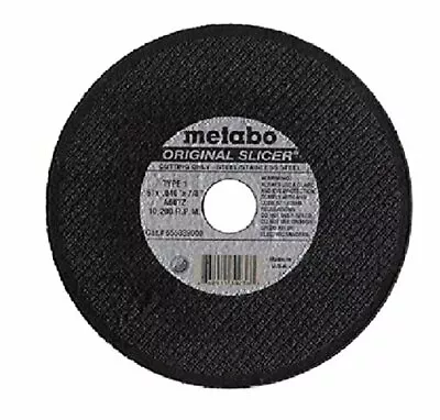 Metabo 655339000 Original Slicer Cutoff Wheel Type 1 - 6 X .04 X 7/8 - 50/PK • $92