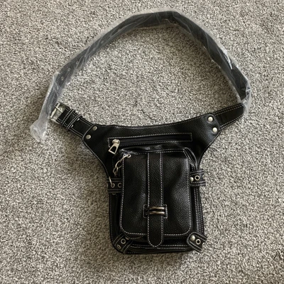 £25 • Buy Steampunk Vintage Rock Punk Waist Leg Hip Bum Bag Leather Fanny Pack Women Pouch