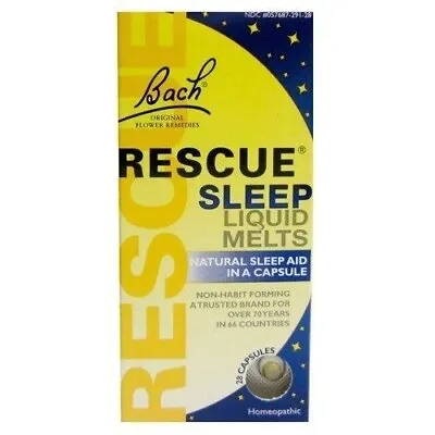 Bach Rescue Night Liquid Melts 28 Capsules • £13.99