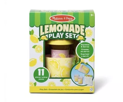 Melissa & Doug Lemonade Play Set 11 Pieces Counting Toddler 3+ Play Summer--NEW • $16.45