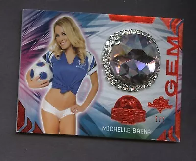 2022 Benchwarmer Soccer Red Foil GEM Michelle Baena 1/1 • $26