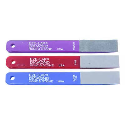 EZE-LAP Diamond Hone And Stone Knife Sharpener 3-Pack • $57.74