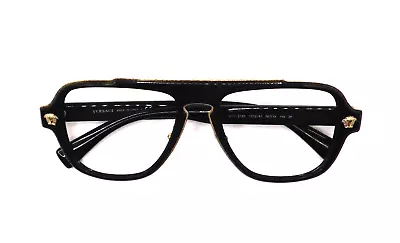 Versace Vtg Black And Gold Frames Only For Glasses Or Sunglasses Plastic • $65