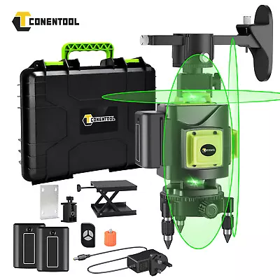 Laser Level With Bright Green Cross Line Self Leveling Wall Line Measure Tool • £14.99