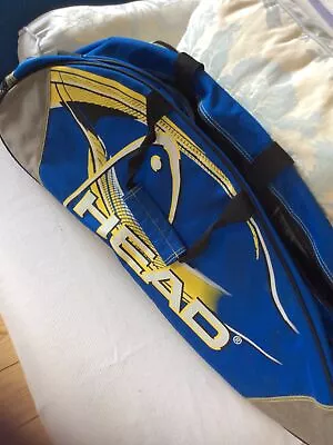 Head Large Professional 6 Racket Tennis Combo Bag - Blue  NEW No Tags • £35