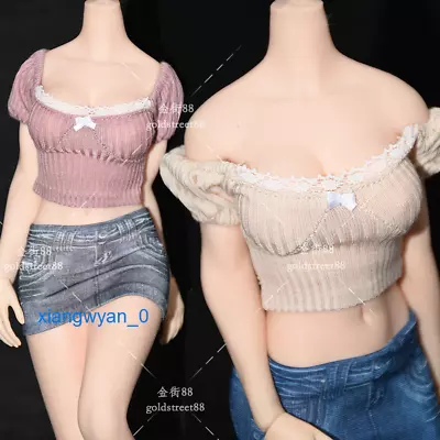 1/6 Female Tops Suspenders Vests Skirts Clothes For 12''PH TbL Figure Body Toys • $11.99