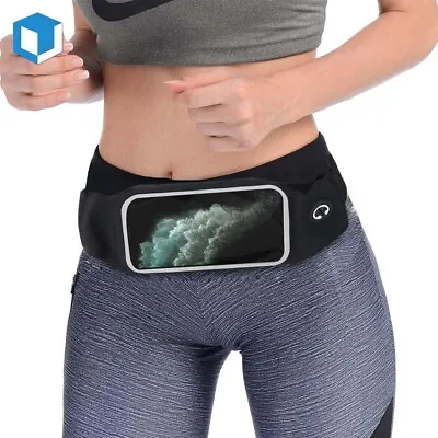 IPhone Running Phone Holder Belt Waist Bag Fanny Pack Clear Touchscreen Window • $7.99