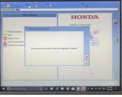 Diagnostic Scanner For Honda HDS:3.104.054 / I-HDS:1.006.059 - Windows 10Pro 32 • $84.50