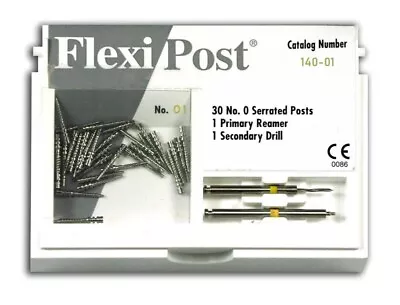 Flexi Post EDS SS Red #1 Stainless Steel Post Refill 30/Pk 140-01 Flexi-Post • $440
