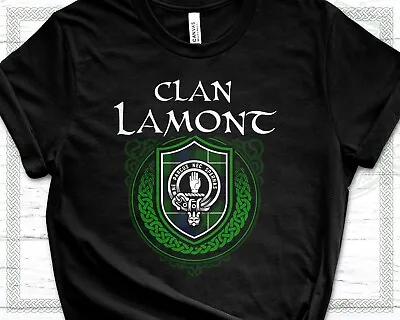 Scottish Clan Lamont Surname Scotland Tartan And Clan Badge • $24