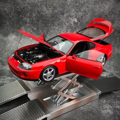 LCD 1/18 Diecast Toyota Supra A80 Open Close Car Model Red With Lift Replica • $223.99